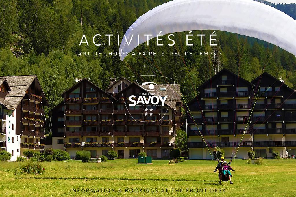 Les Balcons Du Savoy Aparthotel Chamonix Exteriör bild
